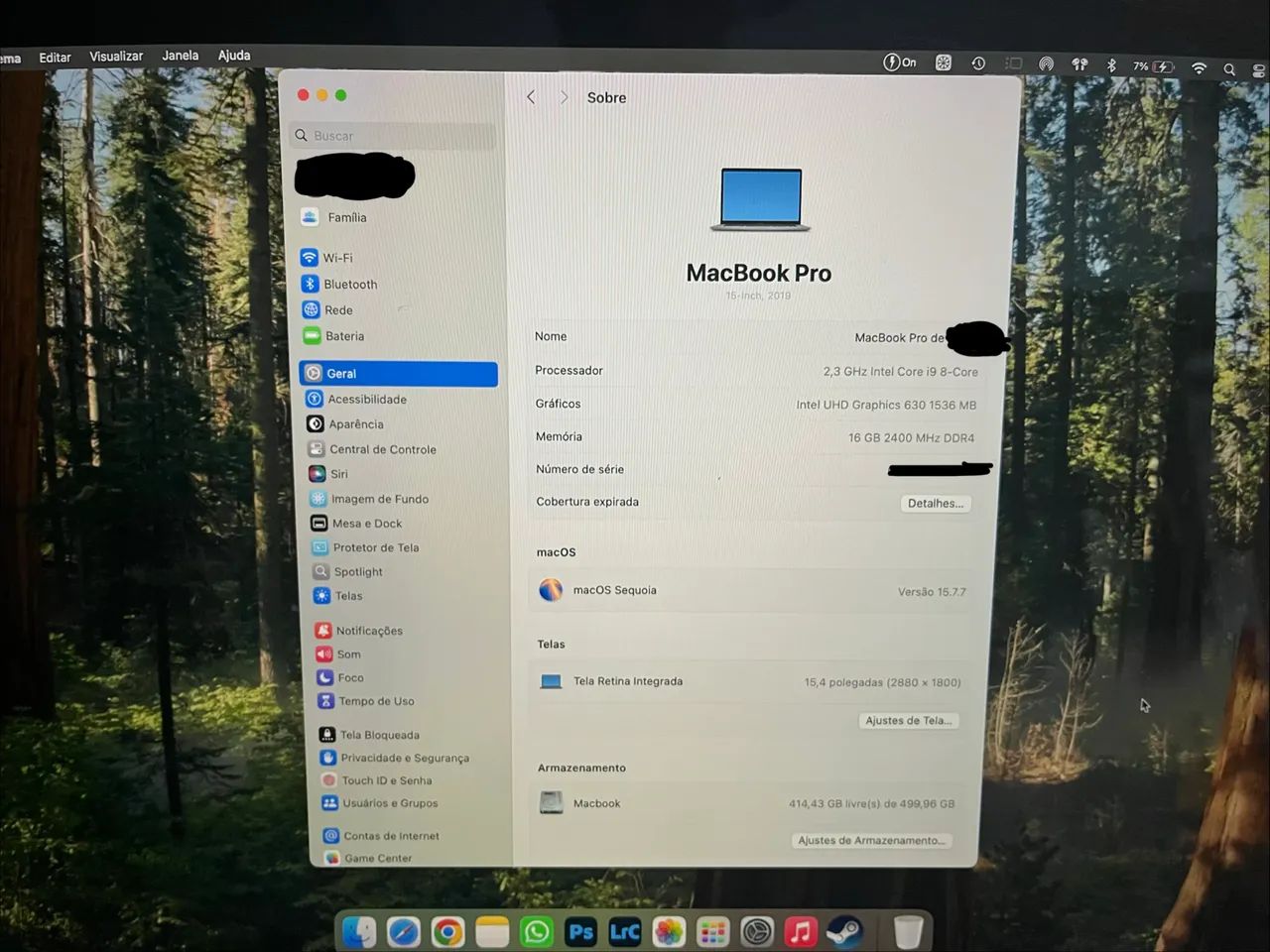 Macbook Pro 15 I9 16GB RAM 512GB SSD 2019  - Foto 4