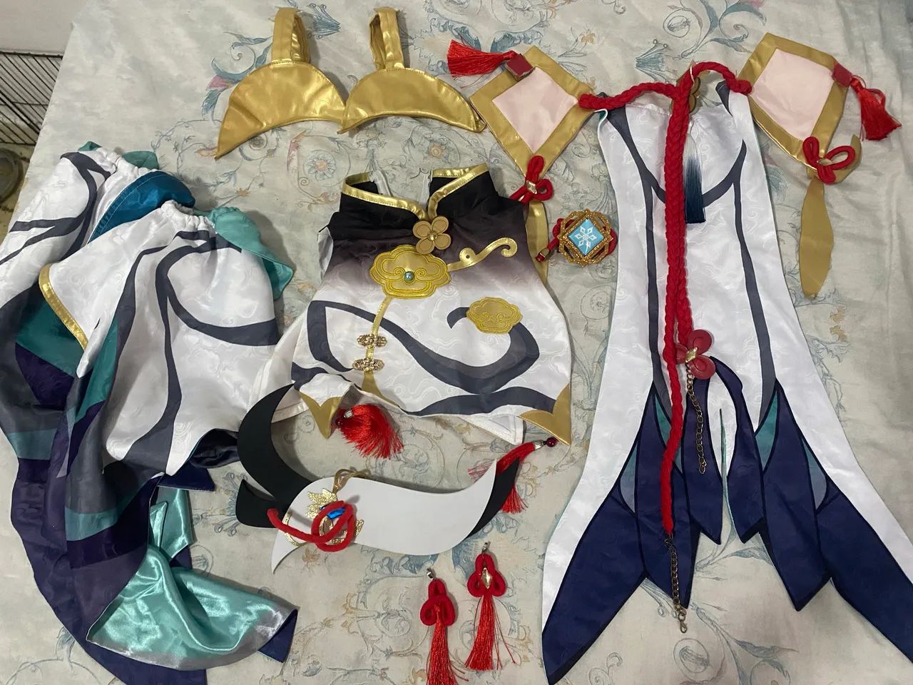 Shenhe Genshin Impact cosplay - Completo