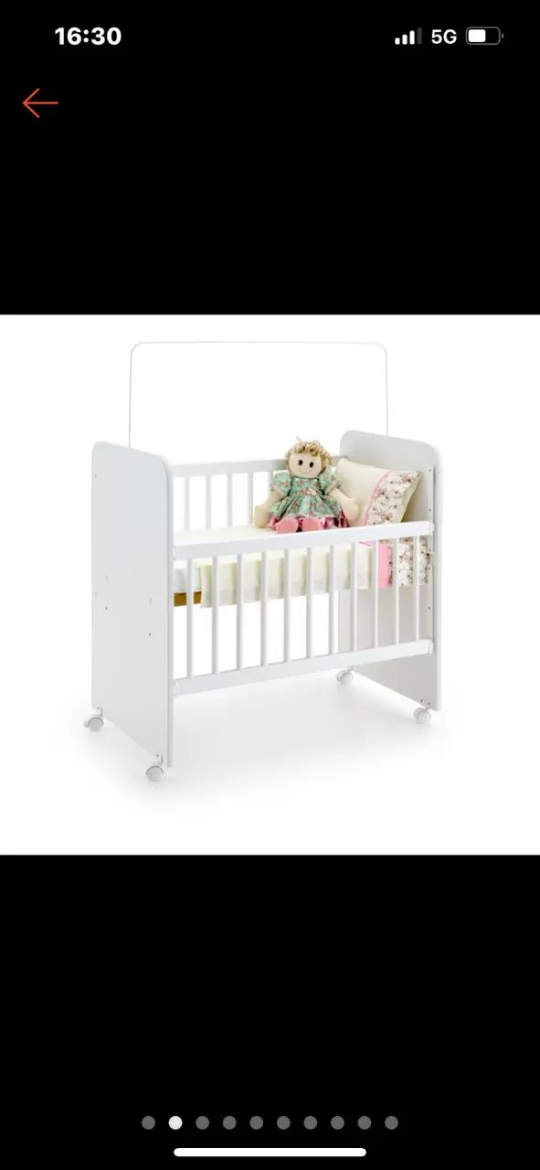 Mini Berço Branco