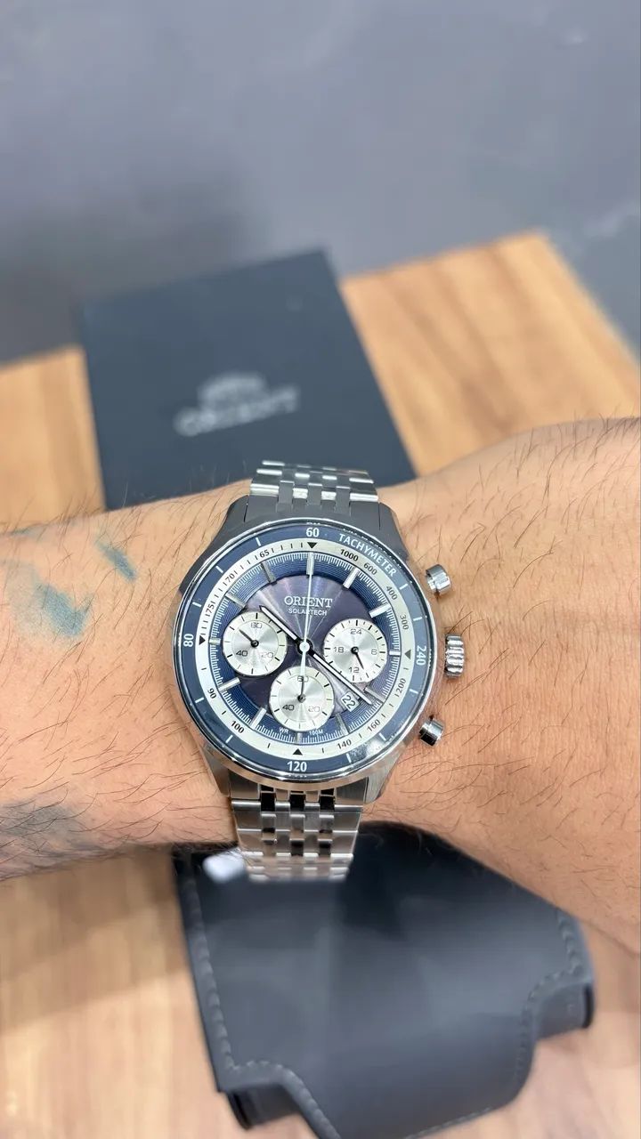 Relógio orient solartech elegance  - Foto 4