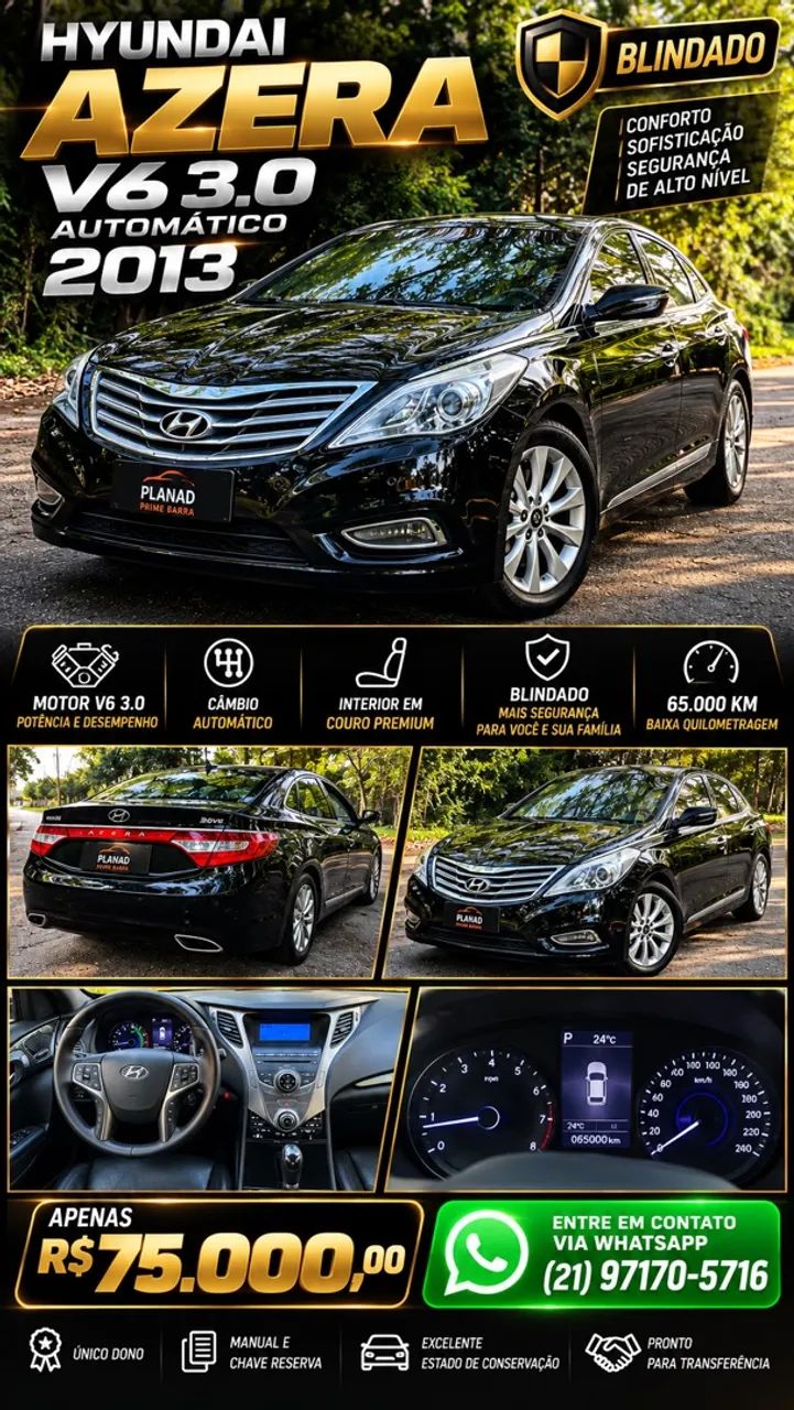 Hyundai Azera 3.0 V6 24V 4P AUT. 2013