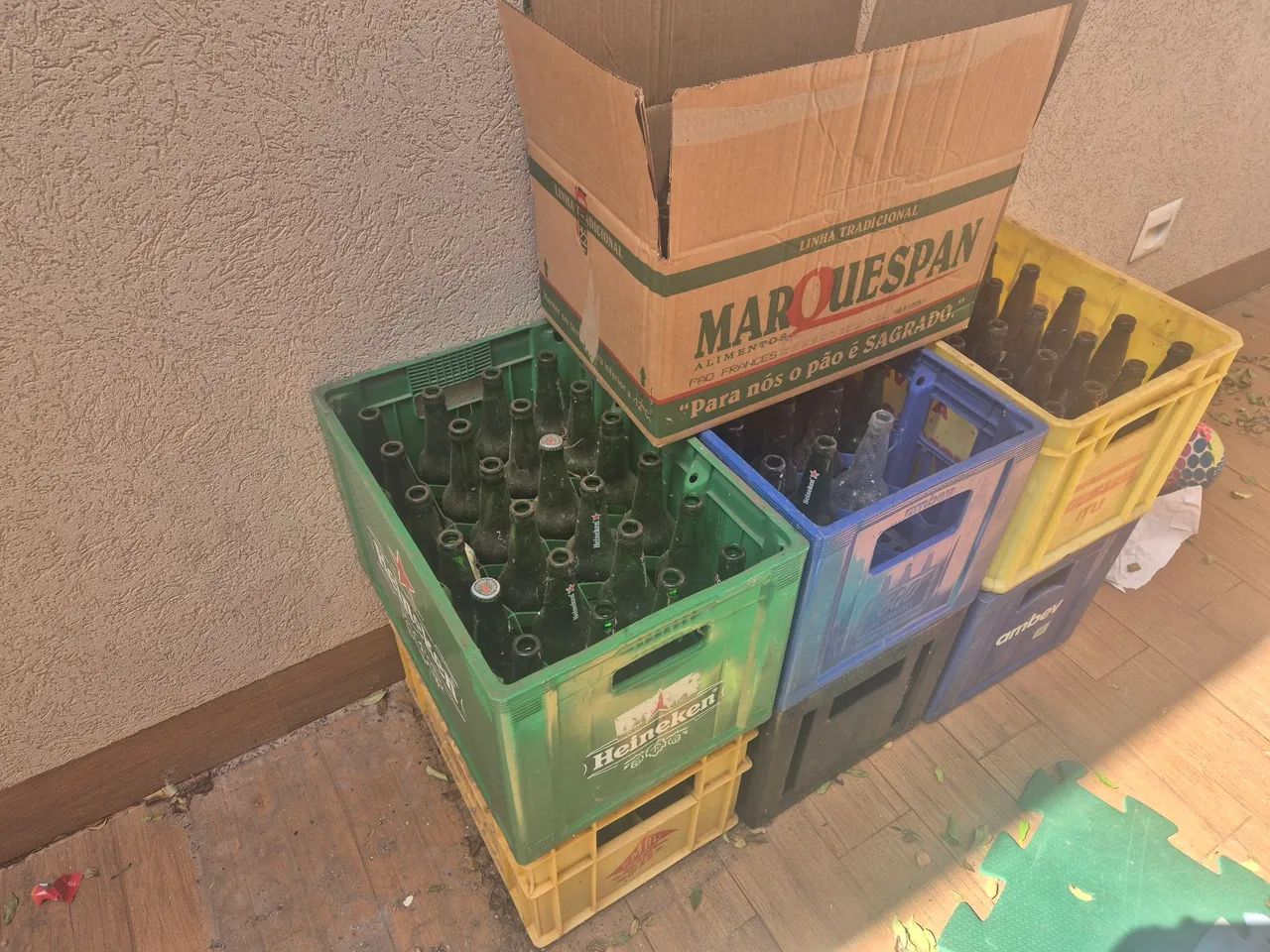 Engradado garrafa bebida