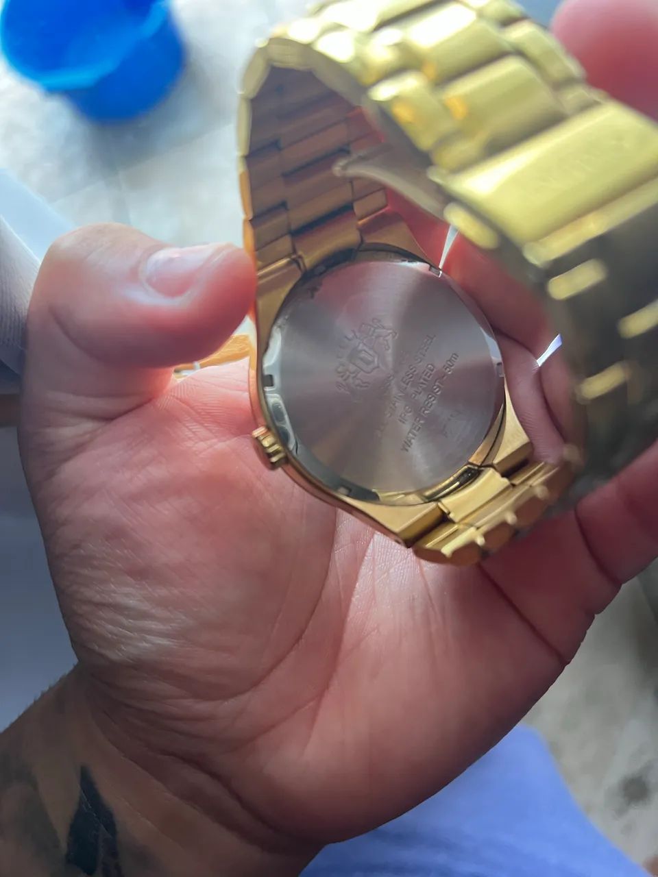 Relógio dourado  - Foto 3