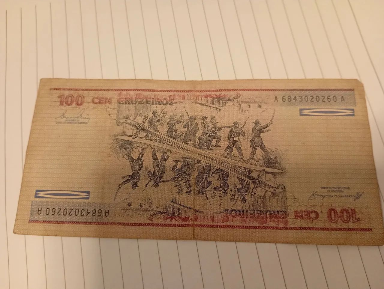 Nota 100 cruzeiros - Foto 2