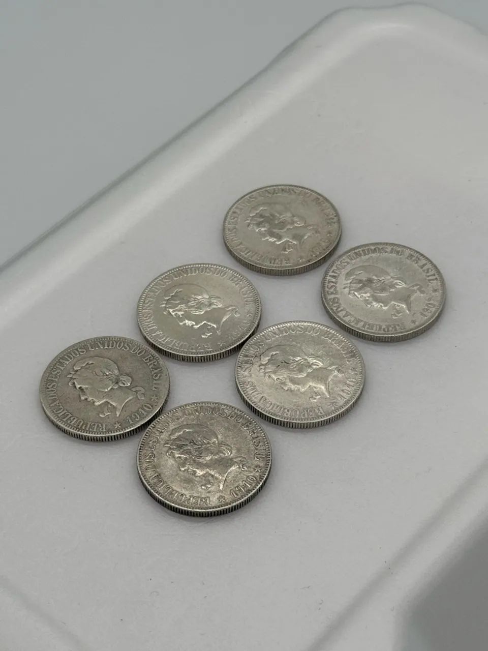Lote moedas 1000 prata  - Foto 2