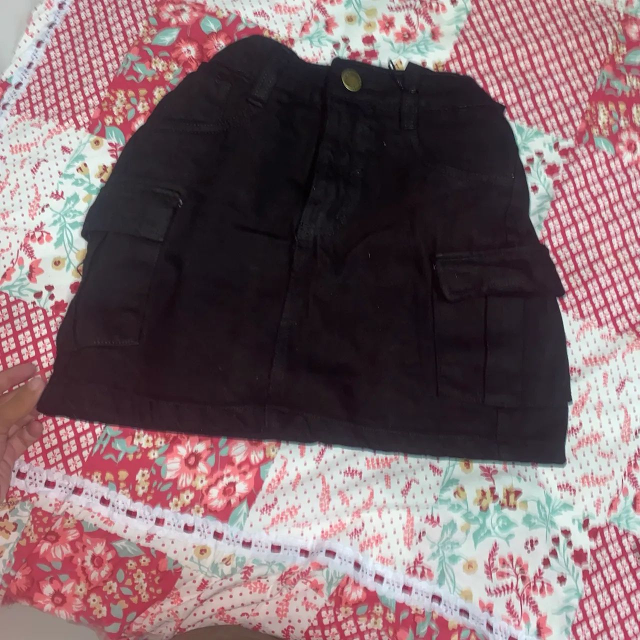 Saia jeans cargo - Foto 3