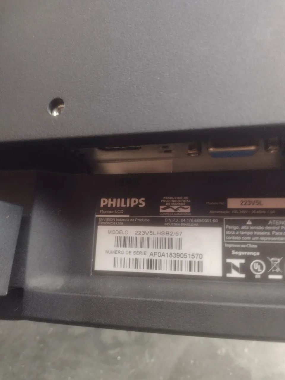 Monitor Philips 22 polegadas  - Foto 4
