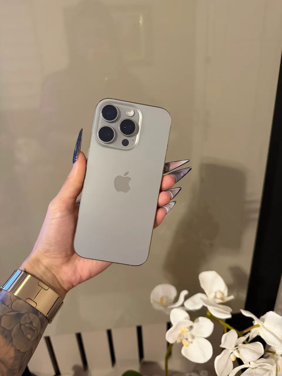 iPhone 16 Pro 512gb Titânio Natural IMPECÁVEL  - Foto 3