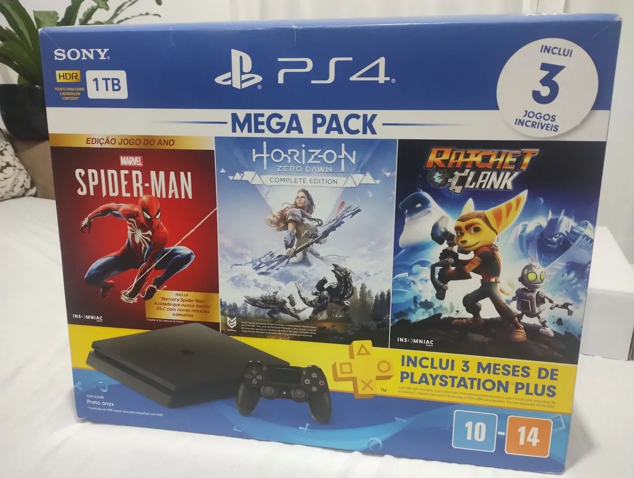 PS4 slim combo mega pack 1 terá com 3 jogos