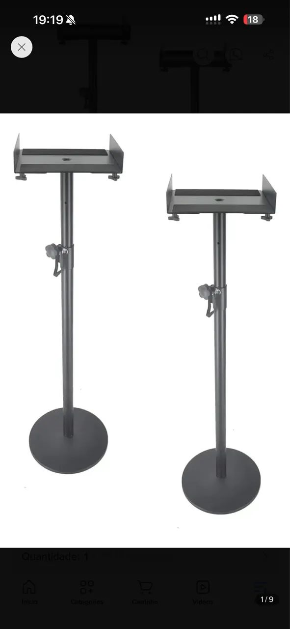Pedestal de caixa de som 