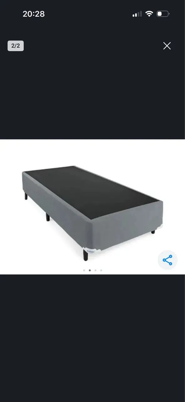 CAMA DE SOLTEIRO TIPO BOX LINDÍSSIMA 