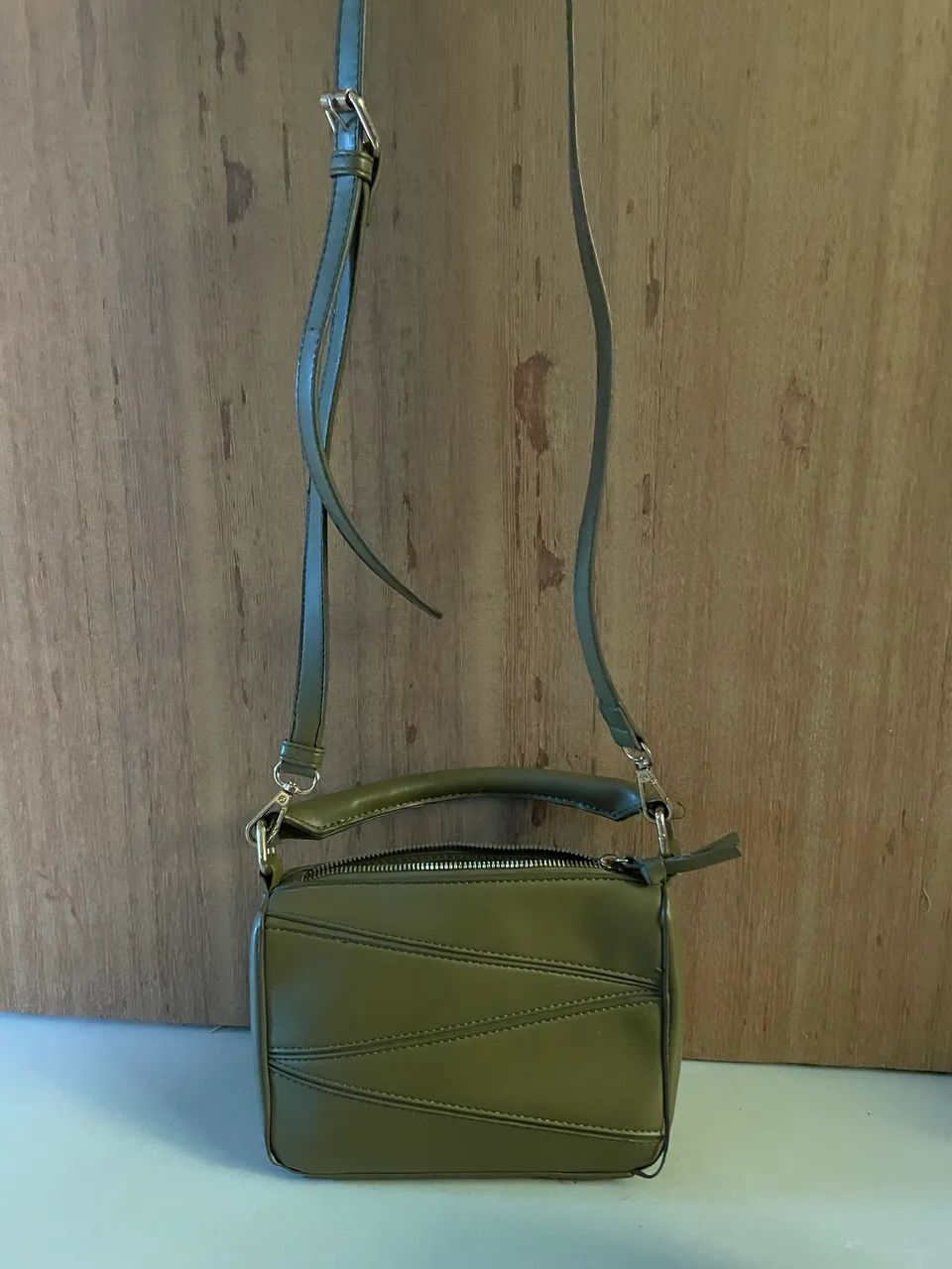 Bolsa de mão/alça verde musgo  - Foto 2