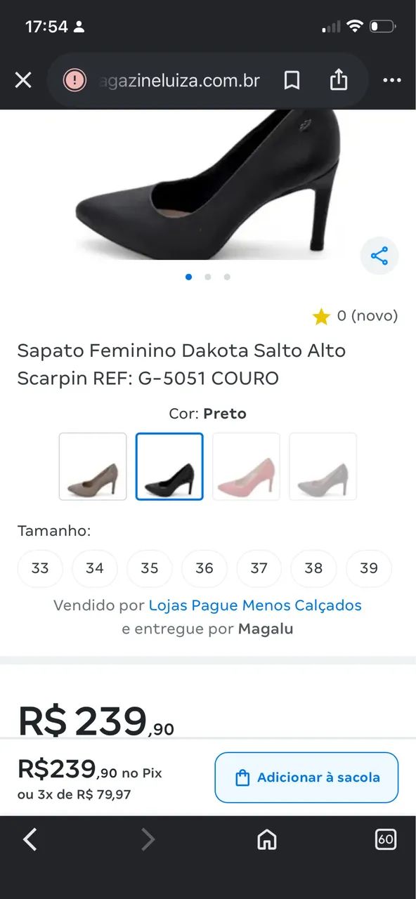 Scarpin COURO DAKOTA - Foto 4
