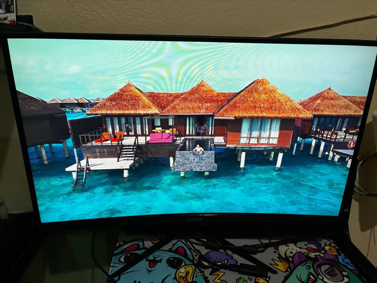 monitor curvo mancer valak 180hz - Foto 4
