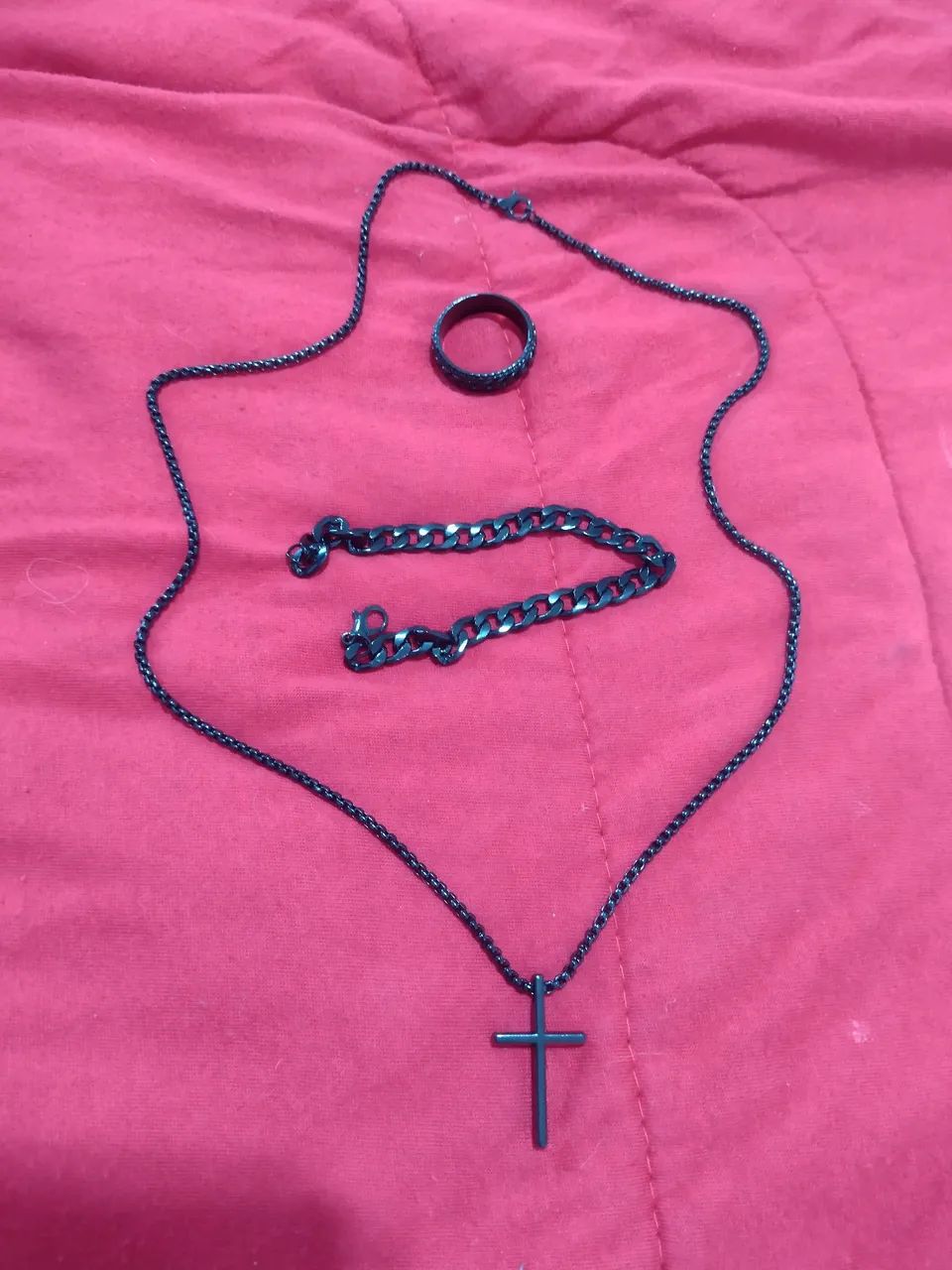 Conjunto masculino com 3 peças 