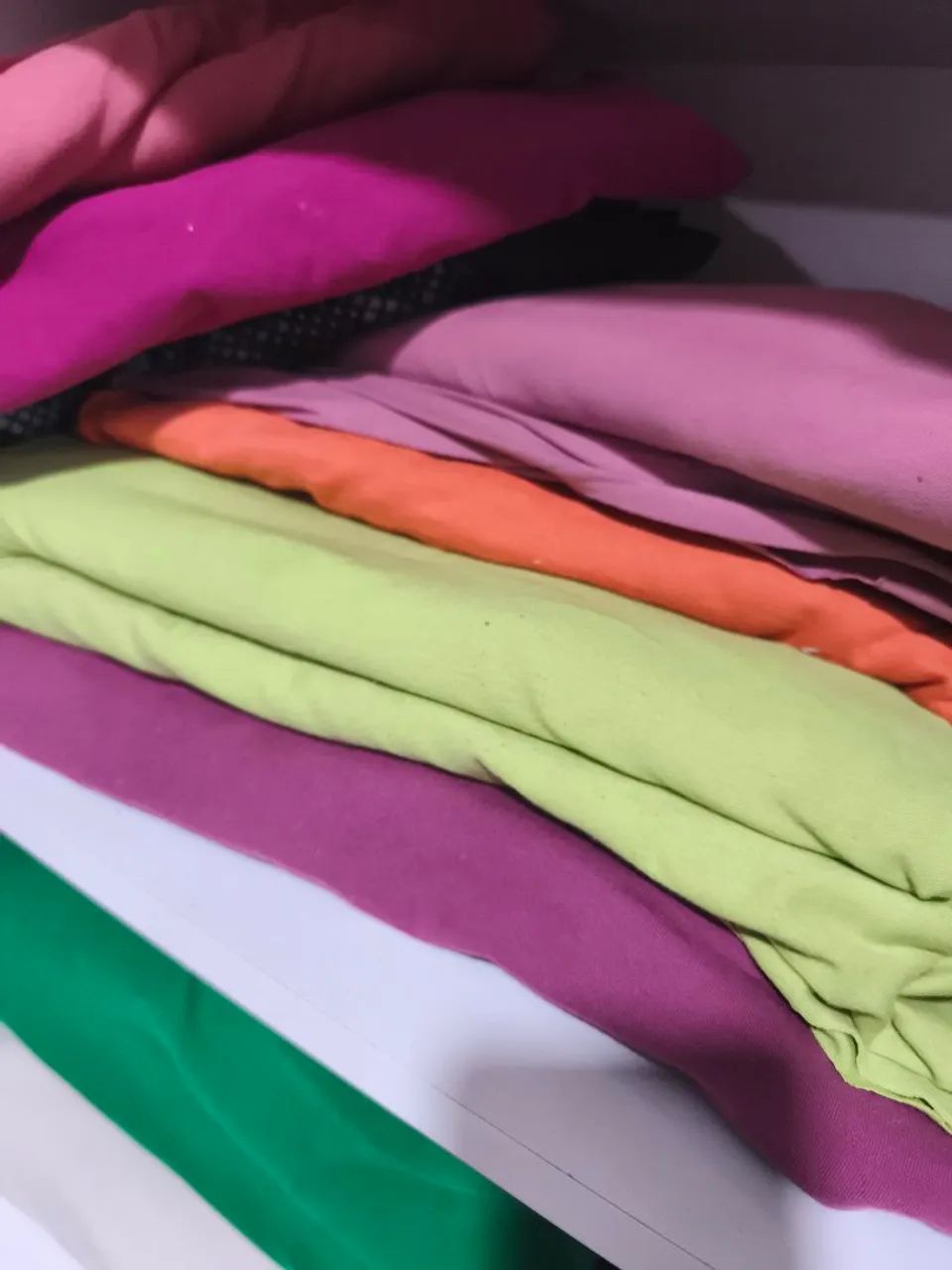 Retalhos de cotton lisos. - Foto 3