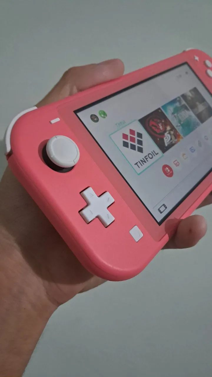 Switch desbloqueado rosa