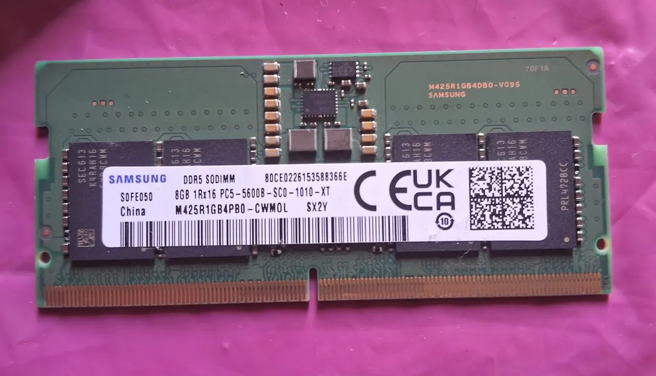 Ddr5 (Samsung) para notebook 