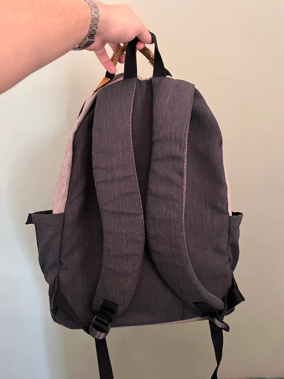 mochila aoking cinza e preta - Foto 2
