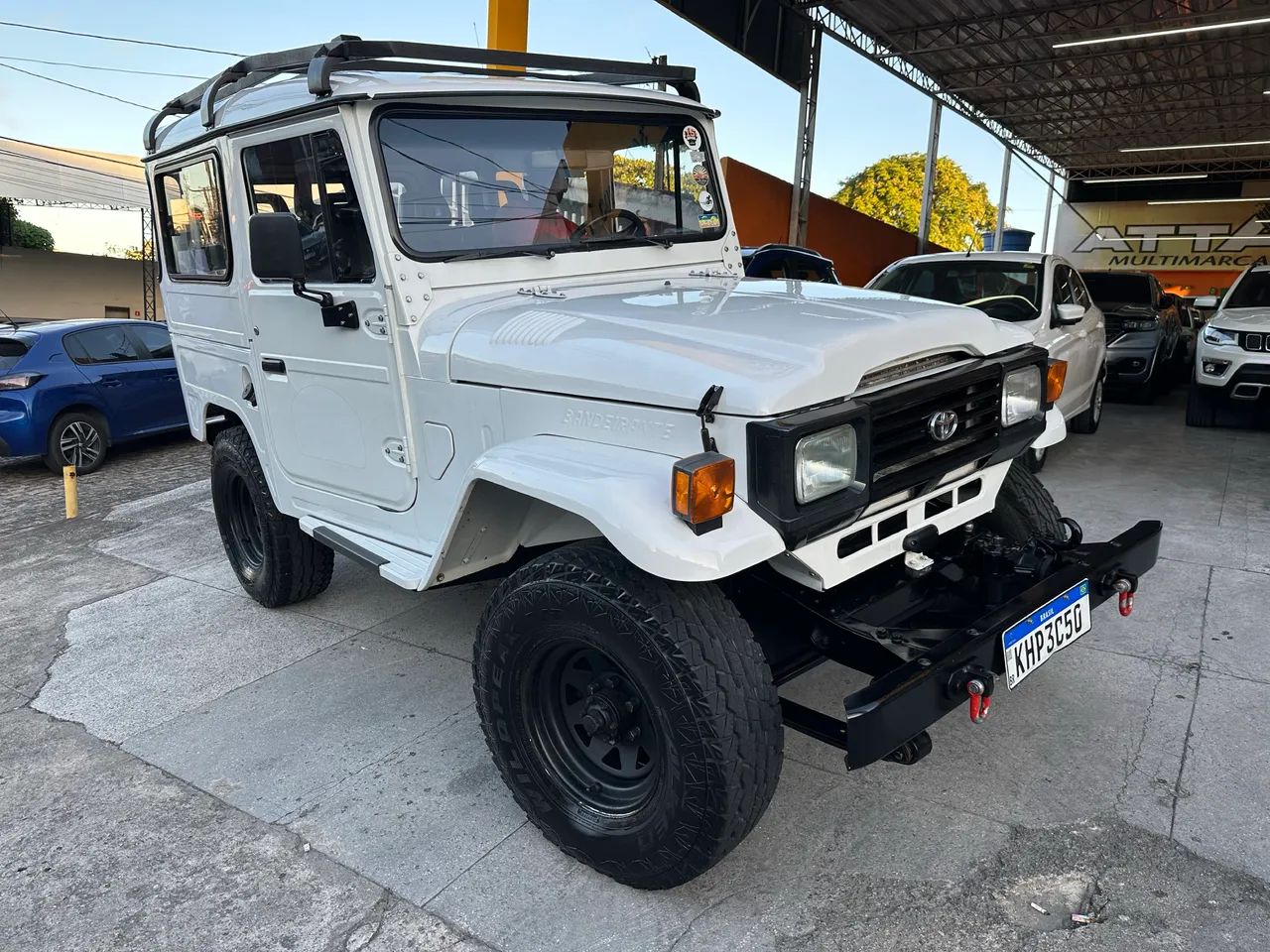 Toyota Band.Jipe Cap.de Aço Chas. Curto Diesel 1990