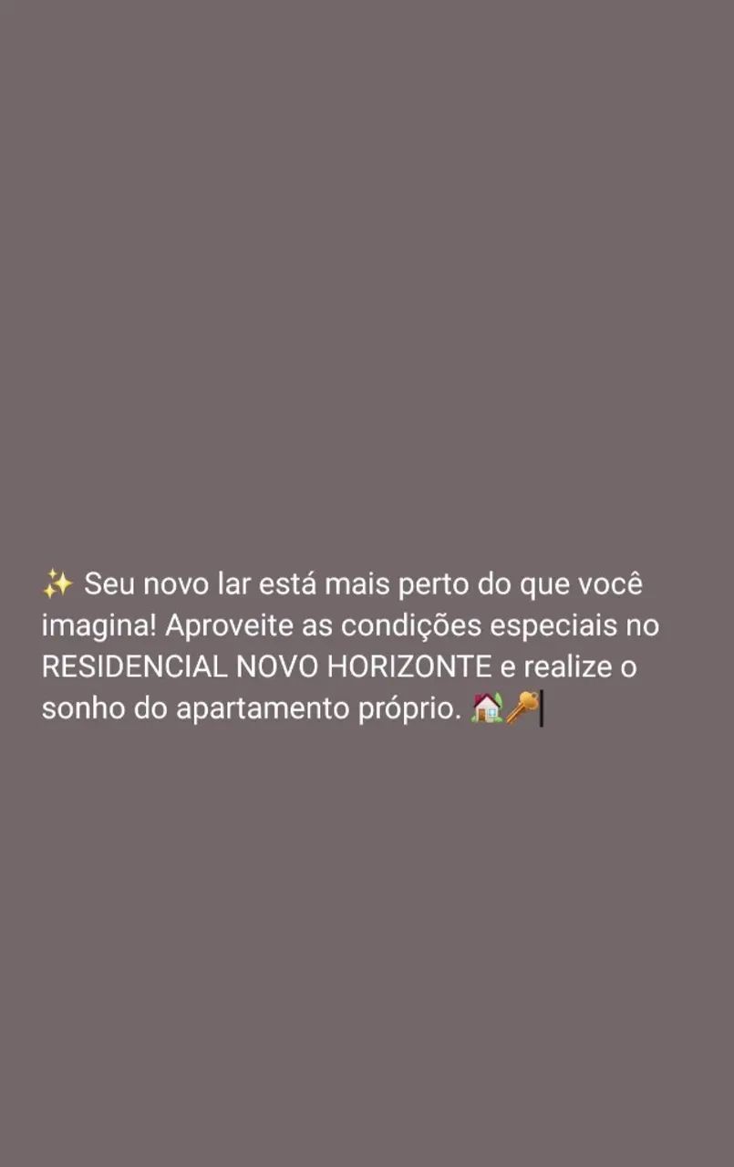 Residencial Novo Horizonte ( 2 dormitórios com suíte)