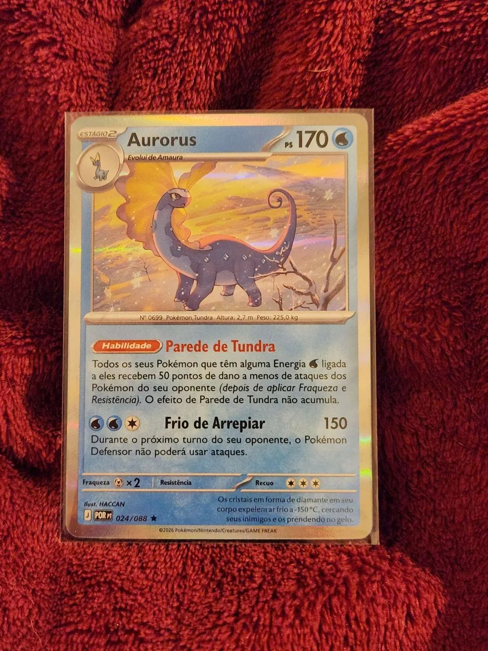 Aurorus (024/088) da expansão Mega Evolução ? Equilíbrio Perfeito 