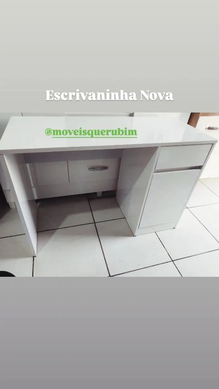 Mesa de estudos Nova 1 porta + 1 gaveta