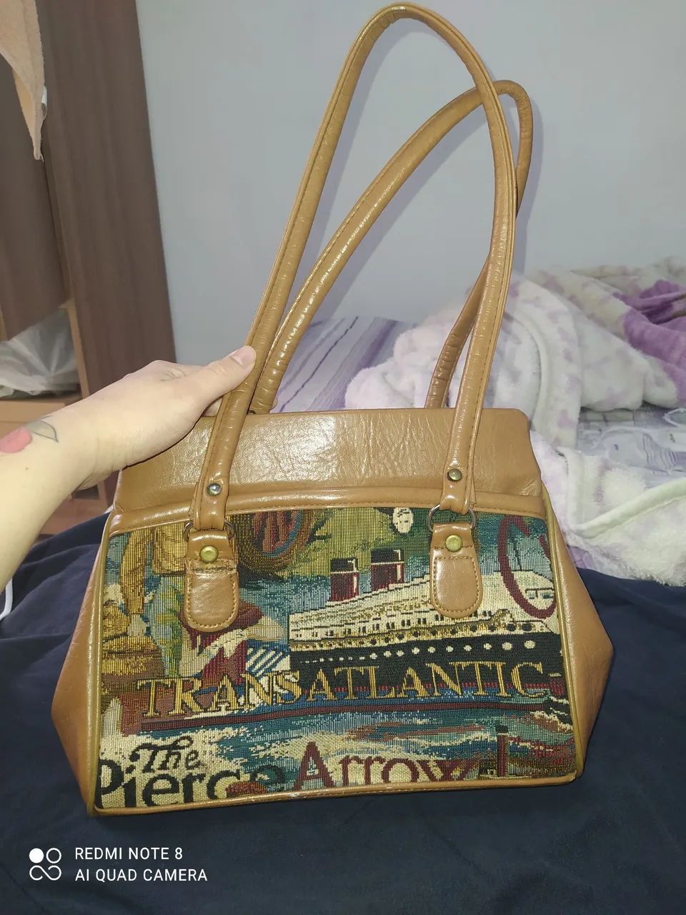 Bolsa vintage estilo Gobelin - Foto 3