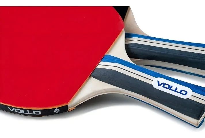 [NOVO/LACRADO] Kit Tênis De Mesa Ping Pong Vollo Com 2 Raquetes + 3 Bolas - Foto 4