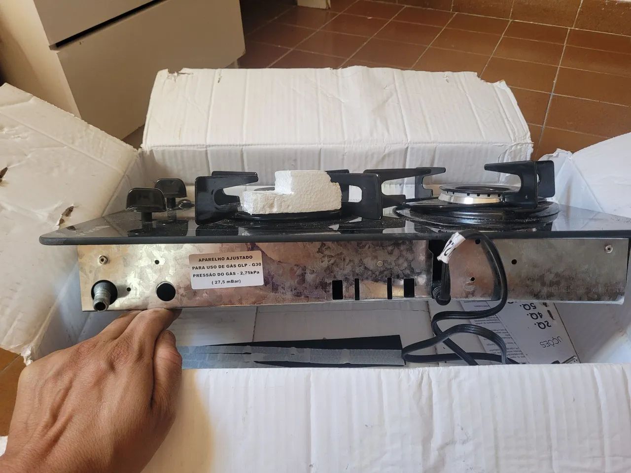 Fogão cooktop duas bocas 