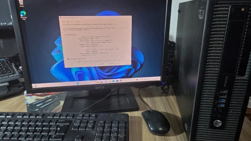 Desktop HP Completo com Monitor - i7 / 32GB - Foto 3