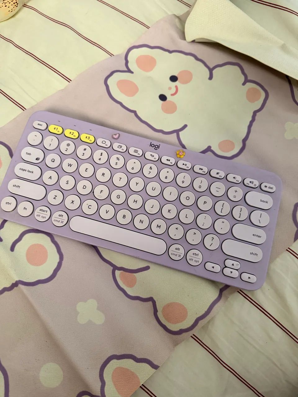 Kit Logitech Pebble 2 - Teclado + Mouse Lilás  - Foto 5