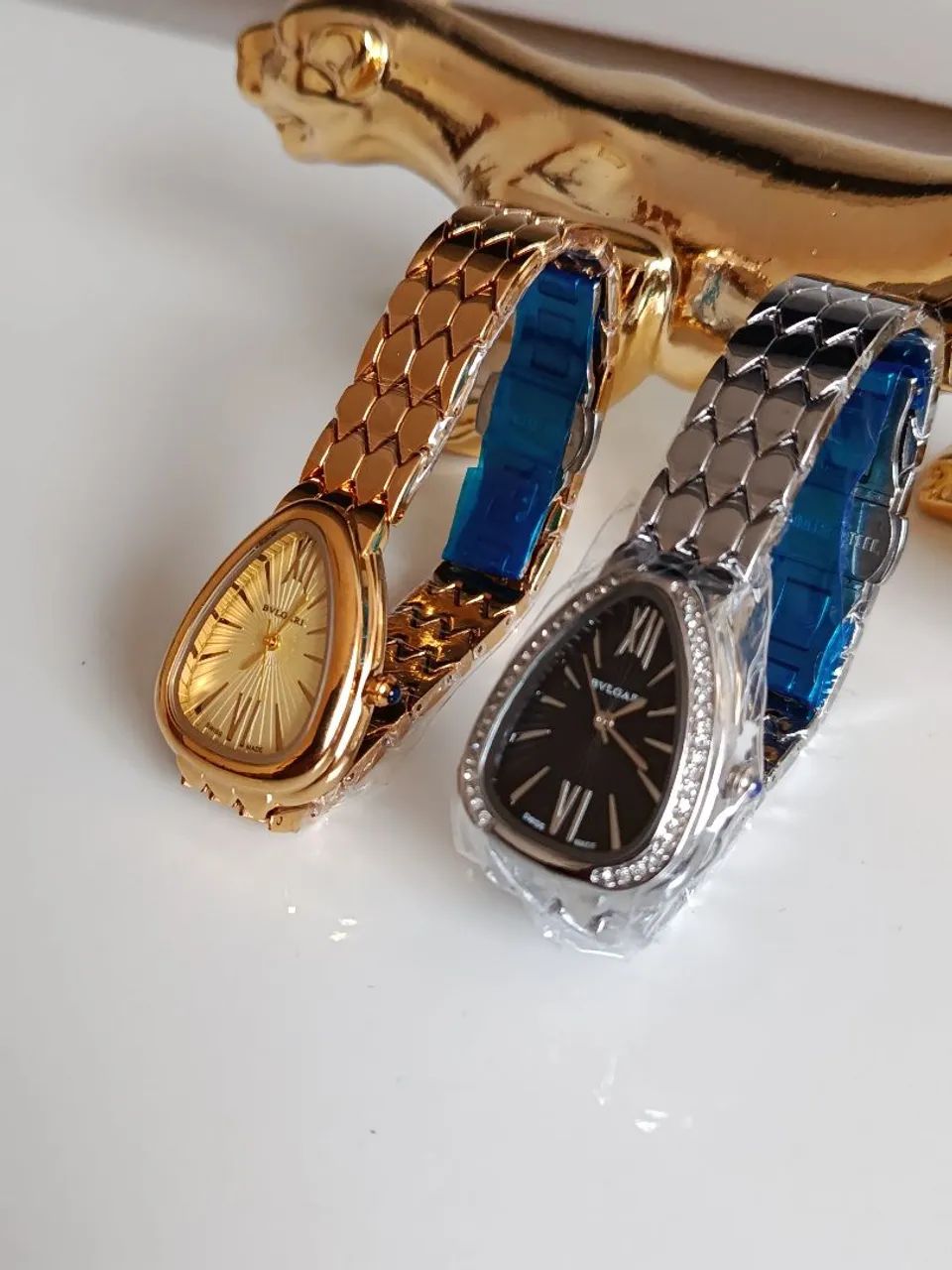 RELÓGIO BVULGARI VINTAGE FEMININO ( DOURADO OU PRATA )  - Foto 4