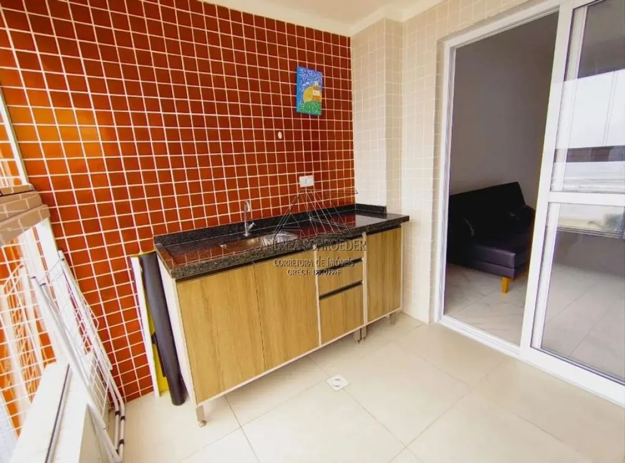 APARTAMENTO COM 67,00 m² - VILA CAIÇARA - PRAIA GRANDE SP - Foto 2