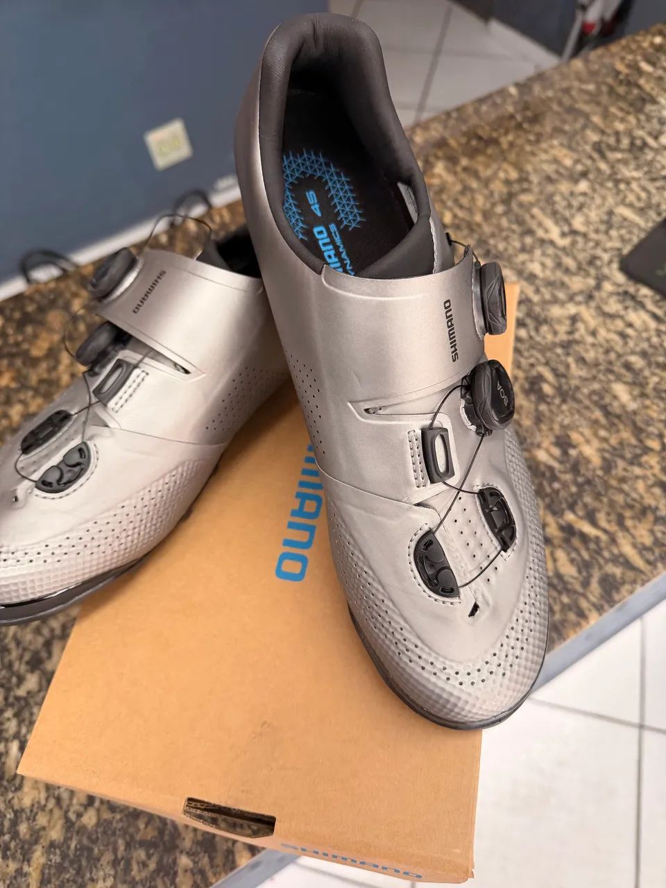 Sapatilha MTB Shimano XC7 Silver