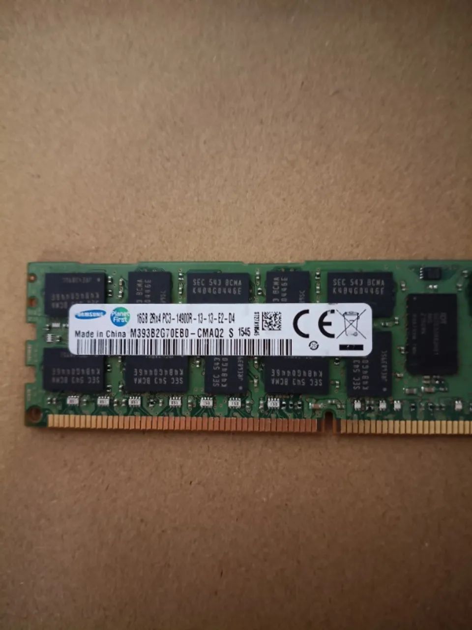 Memória ram DDR3 SAMSUNG ECC - Foto 2