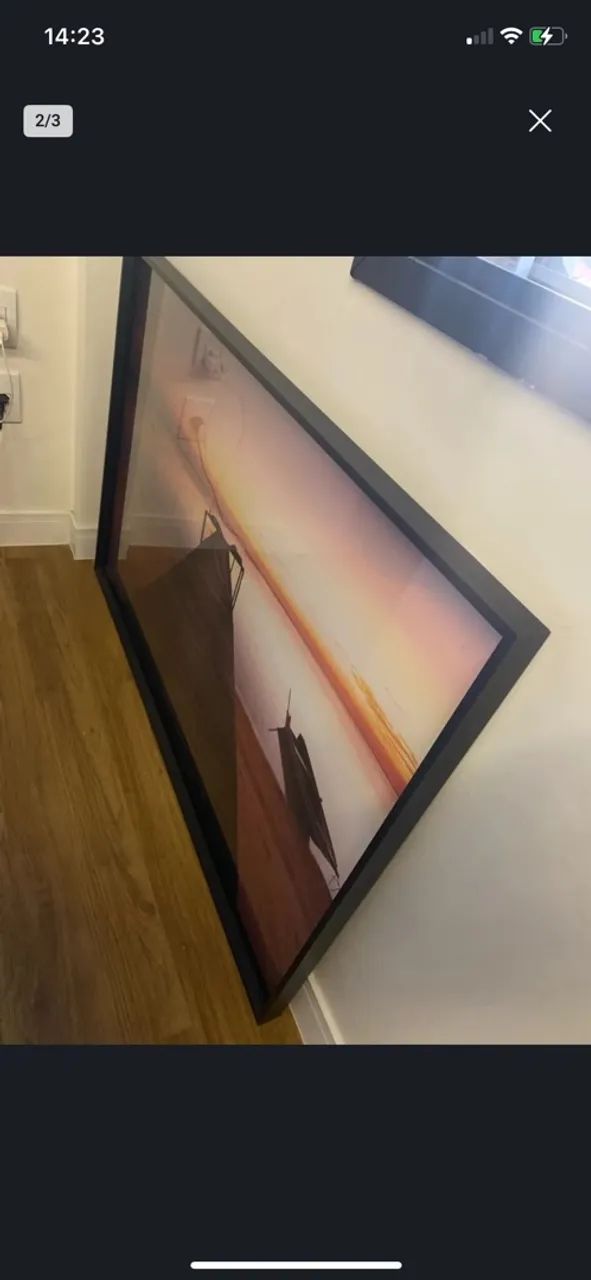 Quadro grande com vidro  - Foto 2
