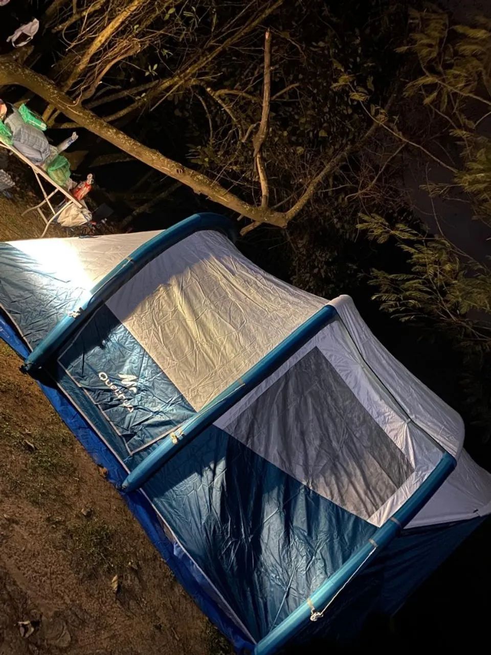 Barraca Quéchua Air Seconds 5.2 Fresh & Black Azul