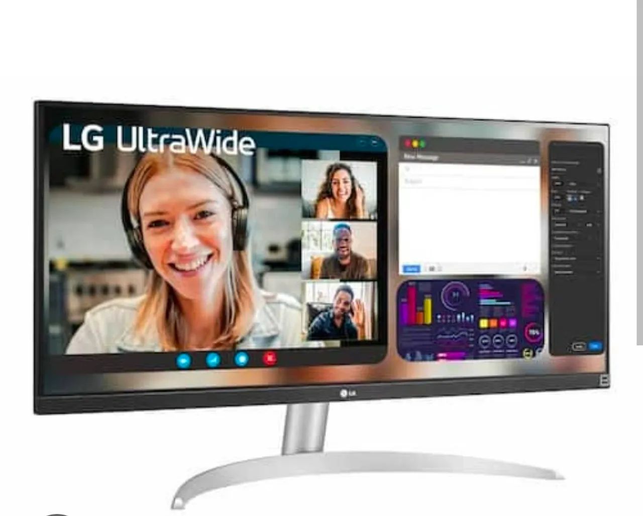 Monitor LG 29 ultrawide branco  - Foto 4