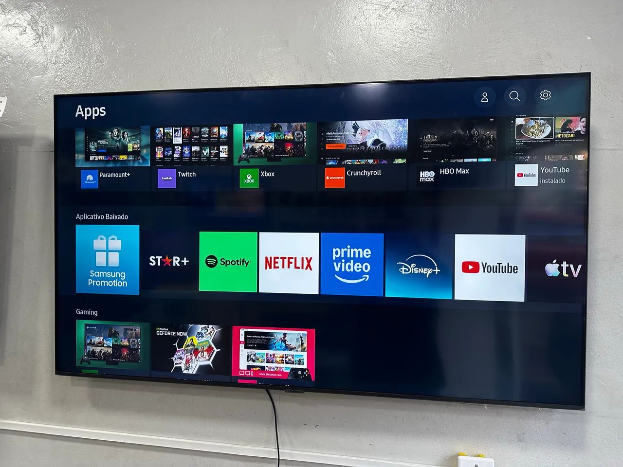 Televisão Samsung Smart 55 com Xbox 