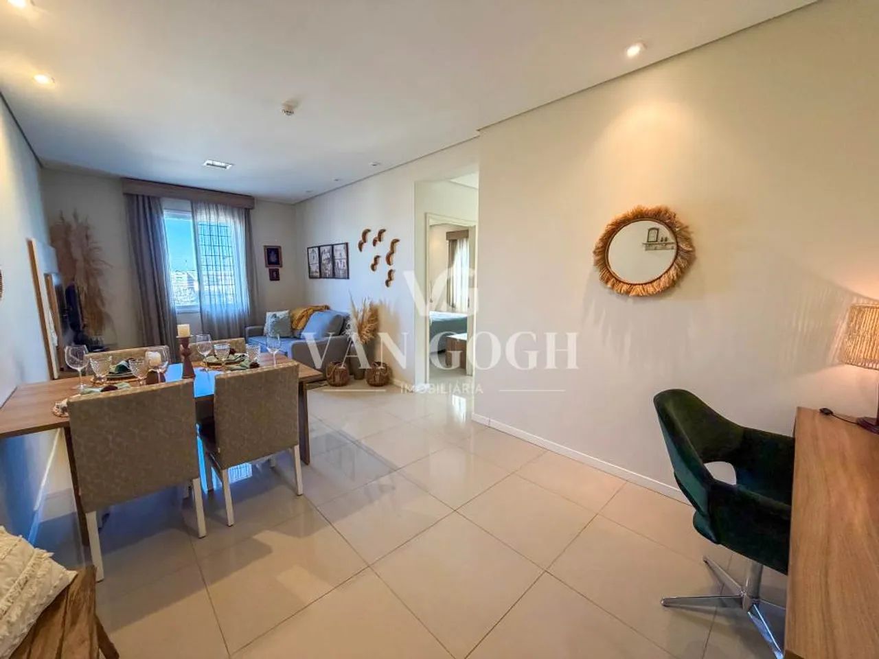 Apartamento de 45m² mobiliado no Top Centrum em Holambra