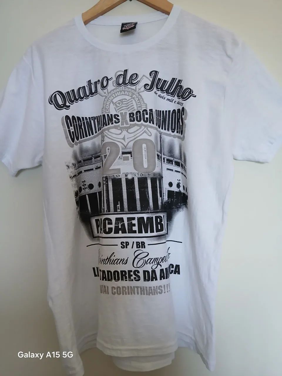 Camisa Corinthians Libertadores Algodão - Nova