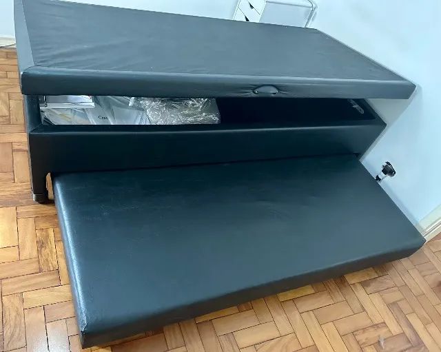 Cama box solteiro com cama adicional e colchão  - Foto 2