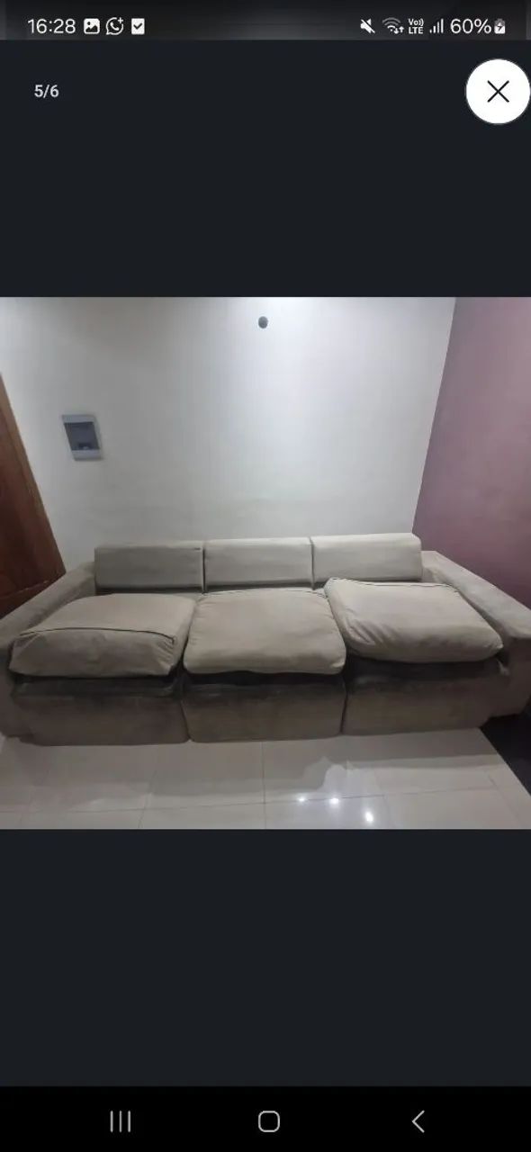 Sofa retratil 2,75 x 1,10