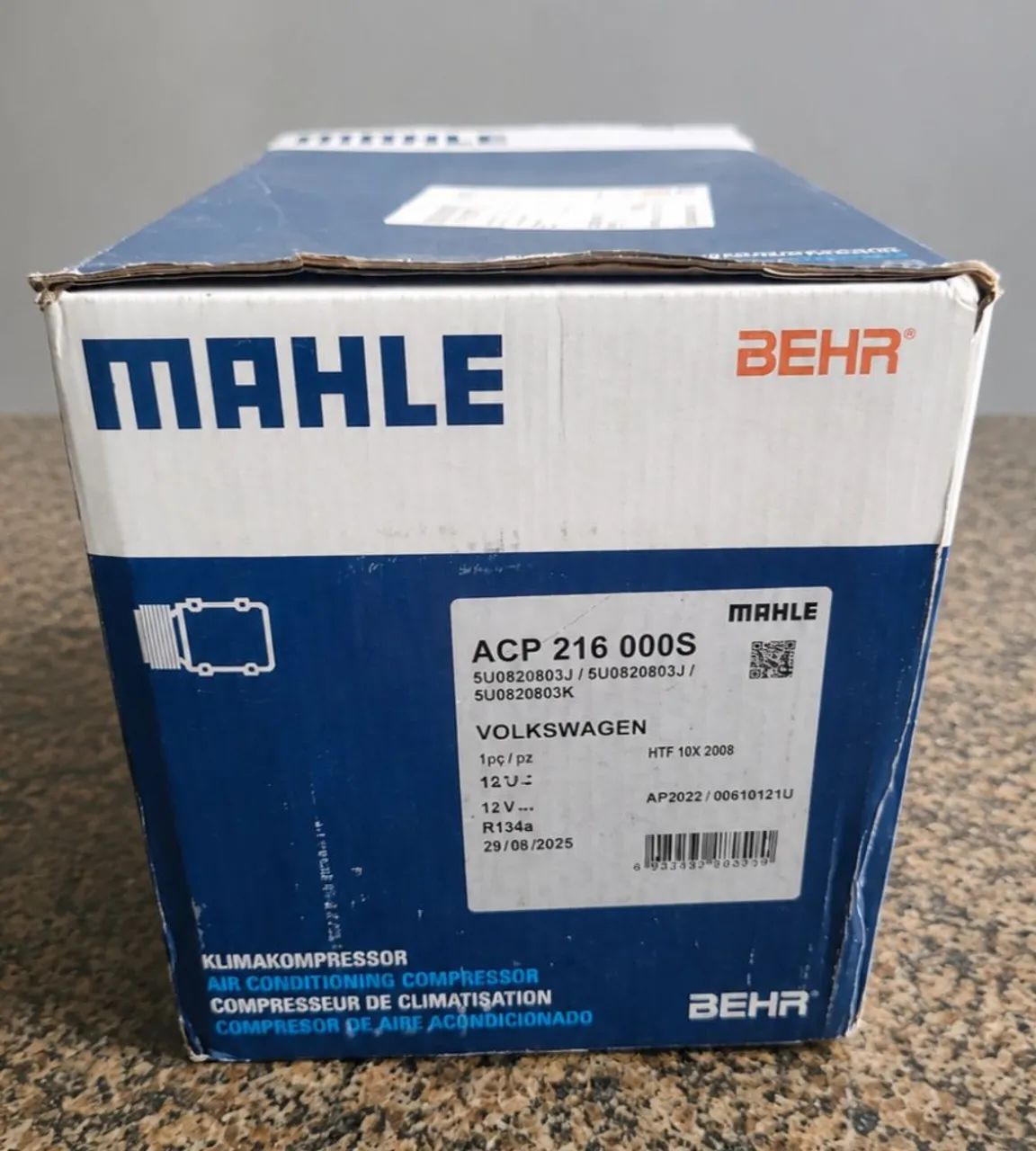  Compressor novo zero MAHLE,  de ar-condicionado linha Volkswagen  - Foto 5