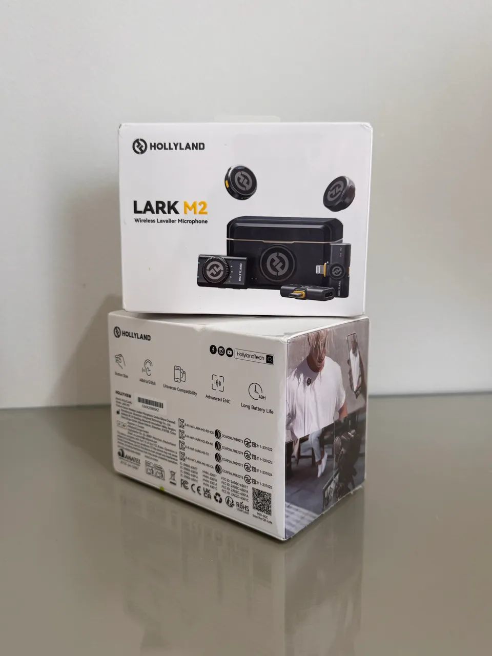 Microfone Hollyland Lark M2 - Combo