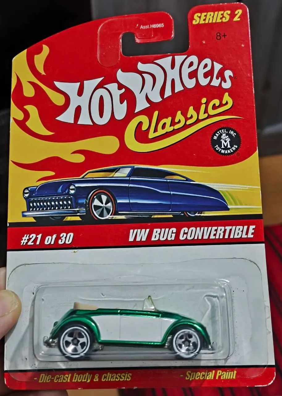 Hot Wheels VW convertible beetle 