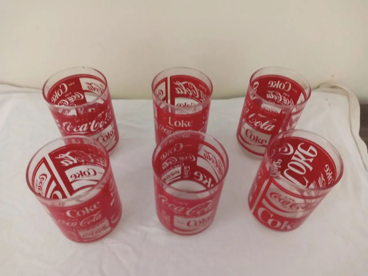 Copos Antgos Coca-Cola anos 80 - Foto 2