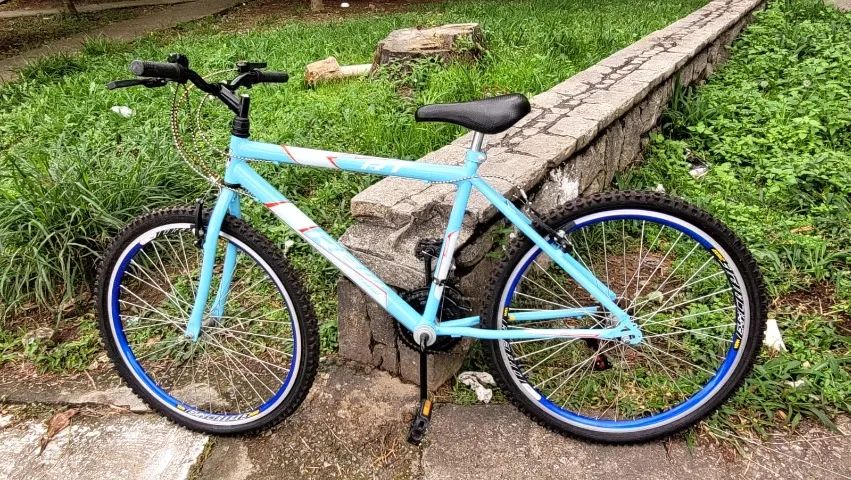 Bicicleta azul 26 aro