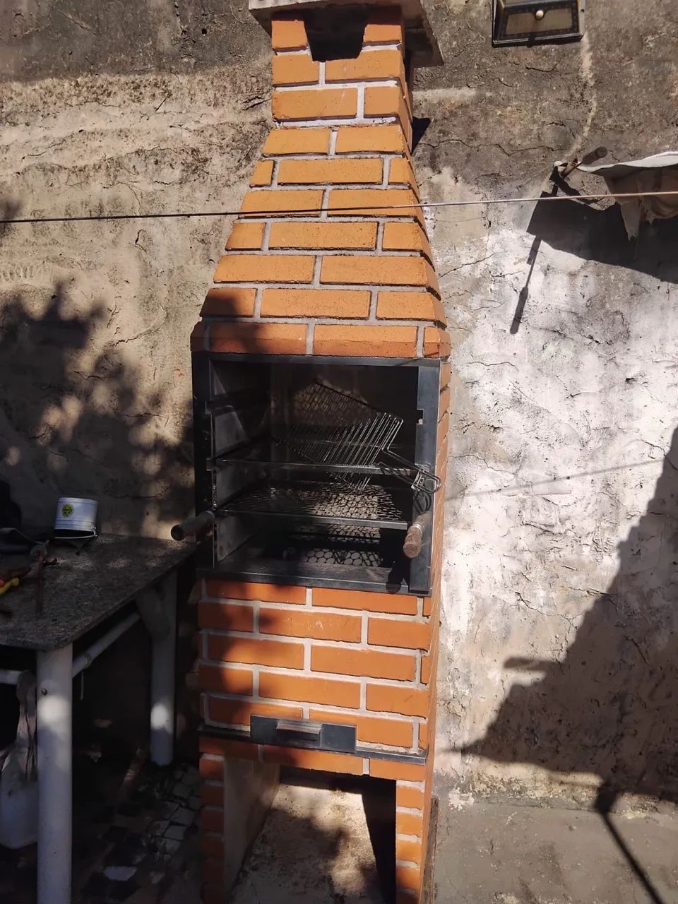 Churrasqueira de tijolinho pré-moldada - Foto 6
